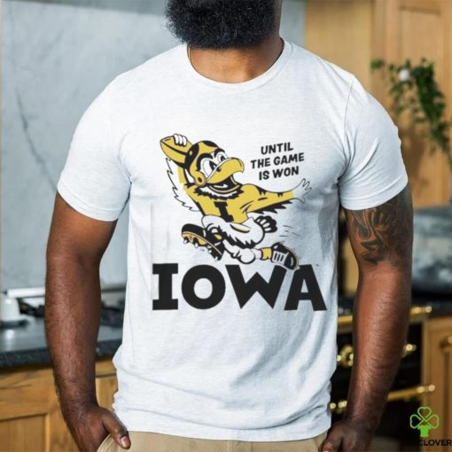 Until the game is won Iowa hoodie, sweater, longsleeve, shirt v-neck, t-shirt