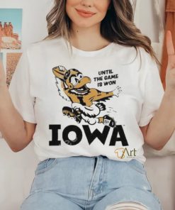 Until the game is won iowa new 2024 hoodie, sweater, longsleeve, shirt v-neck, t-shirt