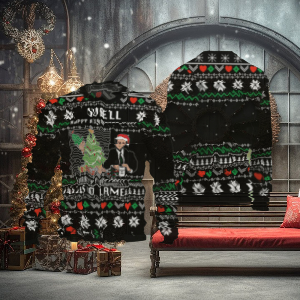 Michael Scott The Office Happy Birthday Jesus 3D Sweater Michael Scott The Office Happy Birthday Jesus 3D Sweater