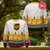 T Mobile Logo Santa Hat Pine Tree Snowflake Custom Name Ugly Christmas Sweater