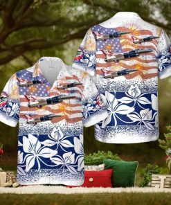 Us Air Force F 16 Fighting Falcon 457Th Fighter Squadron, 4Th Of July Trendy Hawaiian Shirt