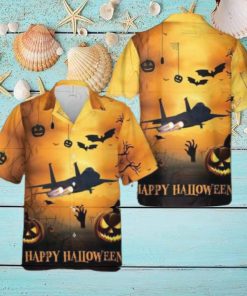 Us Air Force Massachusetts National Guard 104th Fighter Wing F 15 Halloween Hawaiian Shirt
