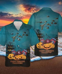 Us Army Paratroopers With The 82nd Airborne Division Parachute Halloween Hawaiian Shirts