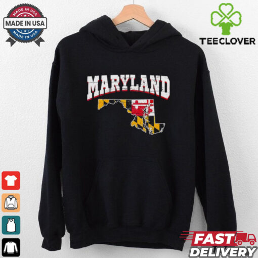 Us Citizen Proud America State Flag Land Map Maryland hoodie, sweater, longsleeve, shirt v-neck, t-shirt