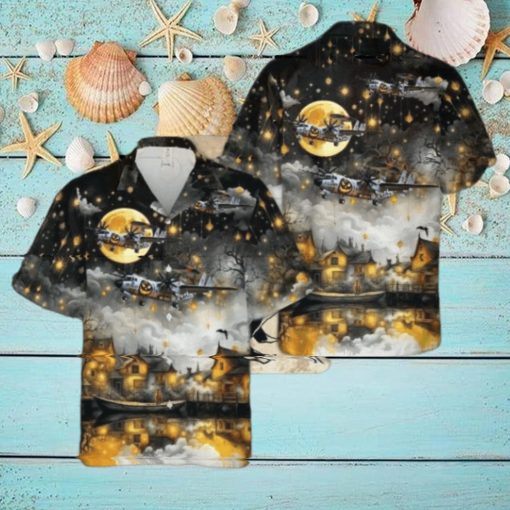 Us Navy Northrop Grumman E 2 Hawkeye Halloween Hawaiian Shirt
