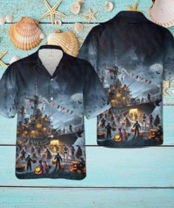 Us Navy Ships Halloween Hawaiian Shirt