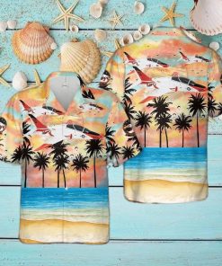 Us Navy Training Squadron 22 (vt 22) “golden Eagles” T 45c Goshawk Hawaiian Shirt