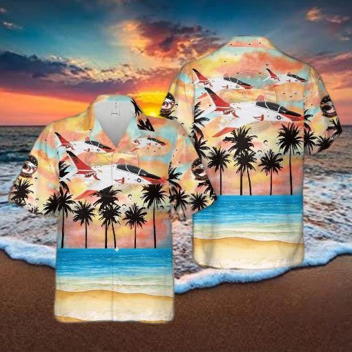 Us Navy Training Squadron 22 (vt 22) “golden Eagles” T 45c Goshawk Hawaiian Shirt