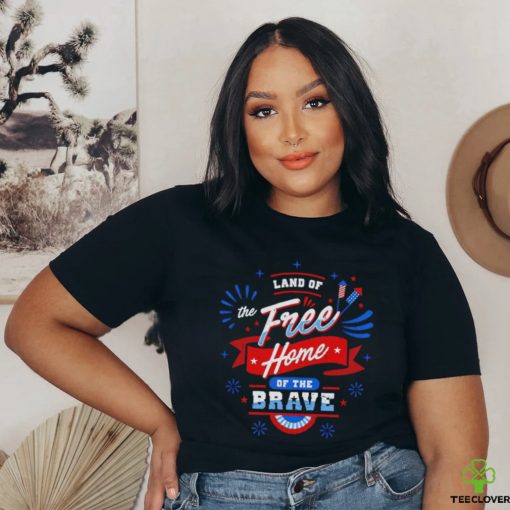 Usa 4th of july land of the free shirt