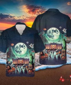 Usa Halloween Hawaiian Shirt