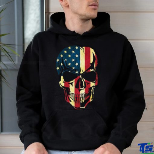 Usa Skull Adult Tri Blend Crewneck Tee T Shirt Ws 17615 Classic Sweathoodie, sweater, longsleeve, shirt v-neck, t-shirt