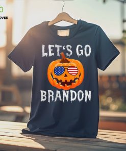 Usa Sunglasses Pumpkin – Let’s Go Brandon Halloween V Neck T Shirt