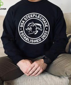 Usa steeplechase established 2022 logo hoodie, sweater, longsleeve, shirt v-neck, t-shirt