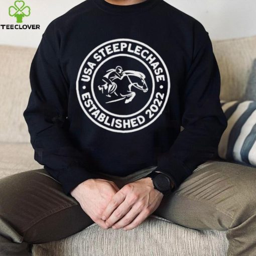 Usa steeplechase established 2022 logo hoodie, sweater, longsleeve, shirt v-neck, t-shirt