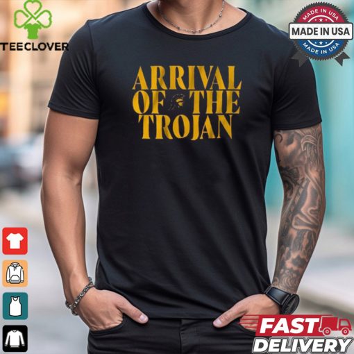 Usc Football arrival of the trojan T shirt