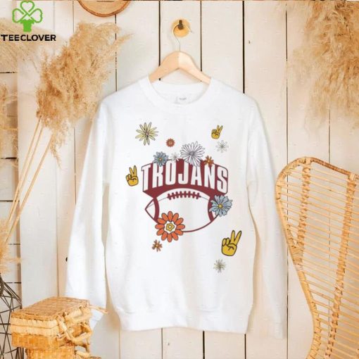 Usc Trojans football all over floral vintage hoodie, sweater, longsleeve, shirt v-neck, t-shirt