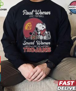 Usc Trojans x Snoopy Real Women Love Football Smart Women Helmet 2024 Shirt