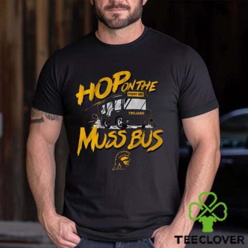 Usc basketball hop on the muss bus hoodie, sweater, longsleeve, shirt v-neck, t-shirt