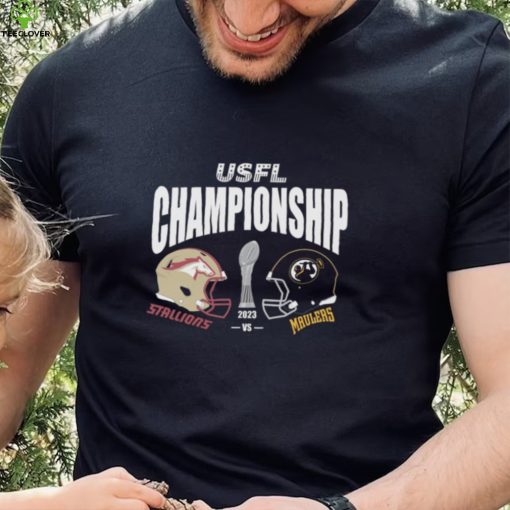 Usfl Game Football Championship Birmingham Stallions Vs Pittsburgh Maulers Match Up 2023 Shirt