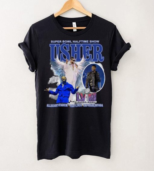 Usher Super Bowl 2024 Halftime Show Graphic Tee Music Concert Shirt