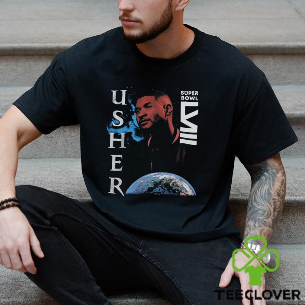 Usher Super Bowl Lviii Collection Mitchell Ness Worldwide T Shirt Usher Super Bowl Lviii Collection Mitchell Ness Worldwide T Shirt