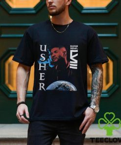 Usher Super Bowl Lviii Collection Mitchell Ness Worldwide T Shirt