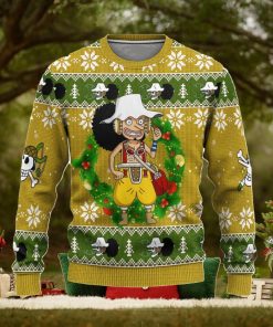 Usopp One Piece Anime Ugly Christmas Sweater, Custom Sweatshirt Apparel