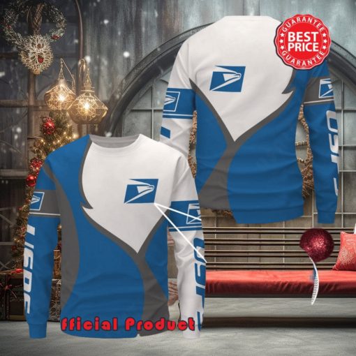 Usps Logo Design Trending Ugly Christmas Sweater