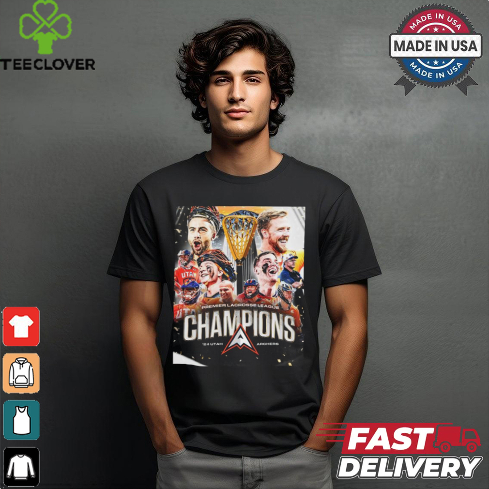 Utah Archers 2024 Premier Lacrosse League Champions Poster Shirt Utah Archers 2024 Premier Lacrosse League Champions Poster Shirt