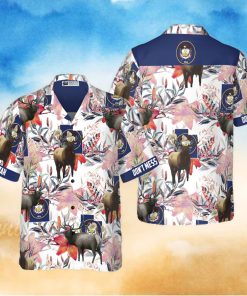 Utah Elk And The Sego Lily Hawaiian Shirt