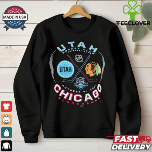 Utah Hockey Club Inaugural Game Chicago Blackhawks 2024 NHL hoodie, sweater, longsleeve, shirt v-neck, t-shirt