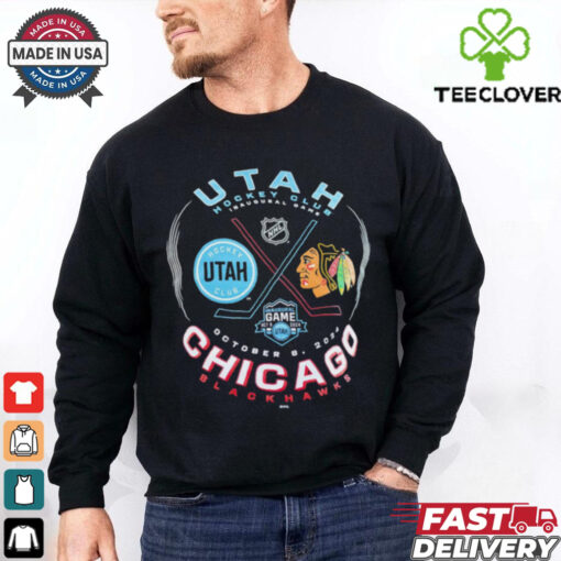 Utah Hockey Club Inaugural Game Chicago Blackhawks 2024 NHL hoodie, sweater, longsleeve, shirt v-neck, t-shirt