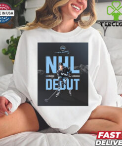Utah Hockey Club NHL Debut Maveric Lamoureux Signature Poster t shirt