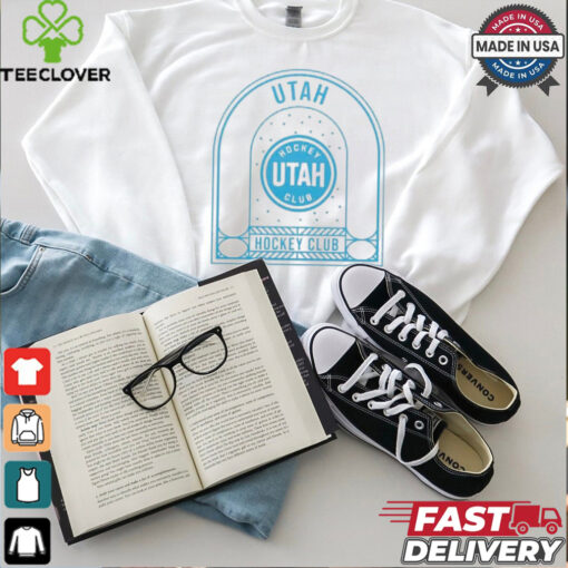 Utah Hockey Club Uphill Stained Glass T Shirt