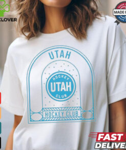 Utah Hockey Club Uphill Stained Glass T Shirt