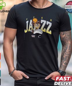 Utah Jazz Looney Tunes Taz Graphic Crew shirt