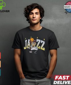 Utah Jazz Looney Tunes Taz Graphic Crew shirt