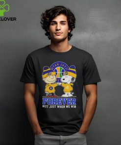 Utah Jazz Nba Snoopy And Charlie Brown Forever Not Just When We Win Shirt