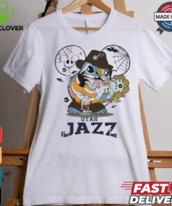 Utah Jazz Stitch Freddy Krueger Halloween Shirt