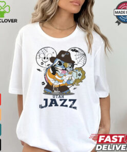 Utah Jazz Stitch Freddy Krueger Halloween Shirt
