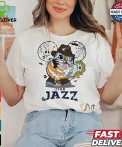 Utah Jazz Stitch Freddy Krueger Halloween Shirt