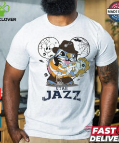 Utah Jazz Stitch Freddy Krueger Halloween Shirt