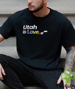 Utah Jazz is love city pride team logo shirt