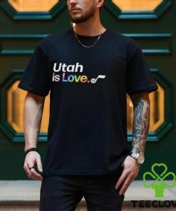 Utah Jazz is love city pride team logo hoodie, sweater, longsleeve, shirt v-neck, t-shirt