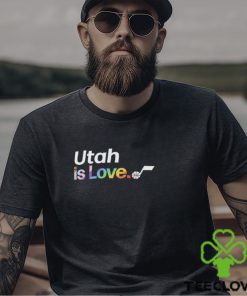 Utah Jazz is love city pride team logo hoodie, sweater, longsleeve, shirt v-neck, t-shirt