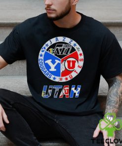 Utah Sports Teams Jazz Utes And Cougars Shirt