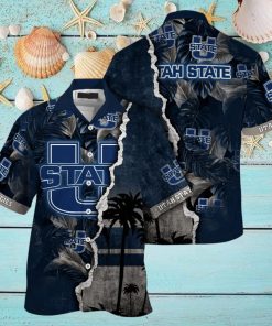 Utah State Aggies NCAA Hawaiian Shirt Custom Watermelons Aloha Shirt