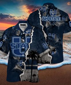 Utah State Aggies NCAA Hawaiian Shirt Custom Watermelons Aloha Shirt