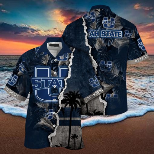 Utah State Aggies NCAA Hawaiian Shirt Custom Watermelons Aloha Shirt