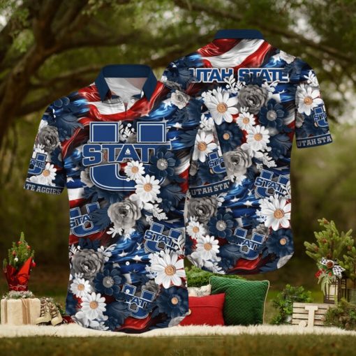 Utah State Aggies NCAA3 Hawaii Shirt Independence Day